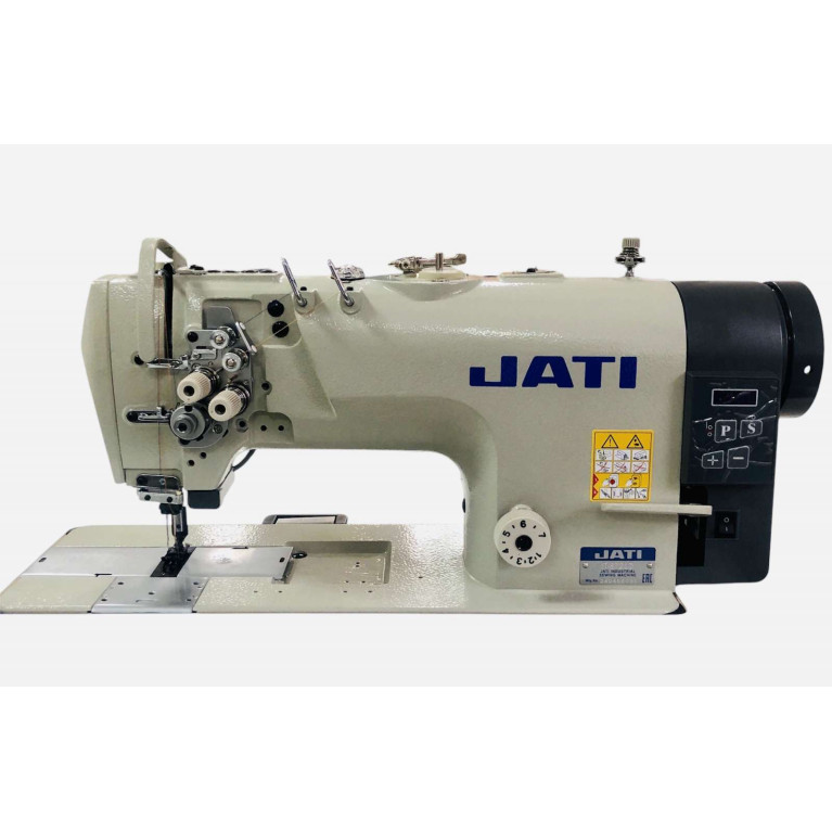 Промышленная 2-х игольная швейная машина без отключения игл JATI JT-8721D (голова), прямой привод