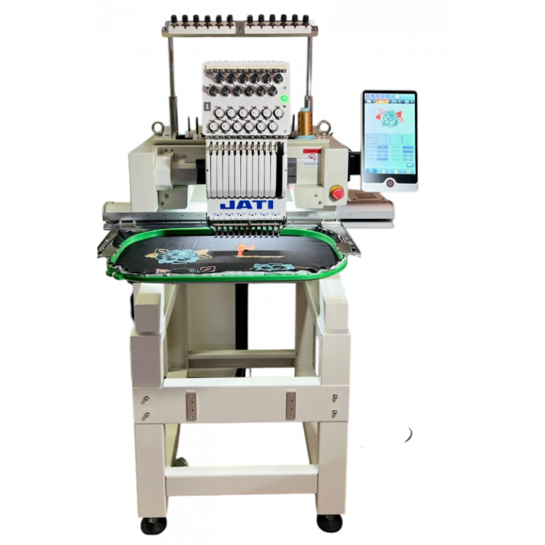 Вышивальная 1-головочная 12-ти -игольная машина JT-CT1201H (TOUCH SCREEN DAHAO A15PRO)